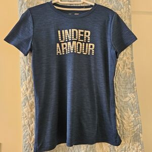 Under Armour Blue Logo Tee